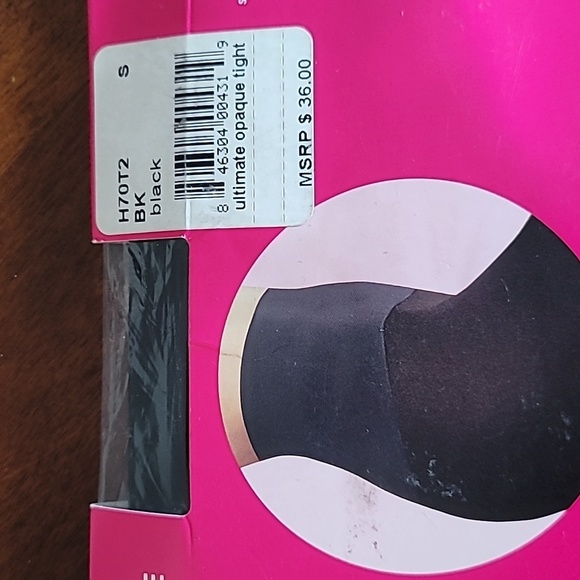 Commando Stocking Tight Legwear The ultimate Opaque H70T2 Black New - Picture 3 of 4